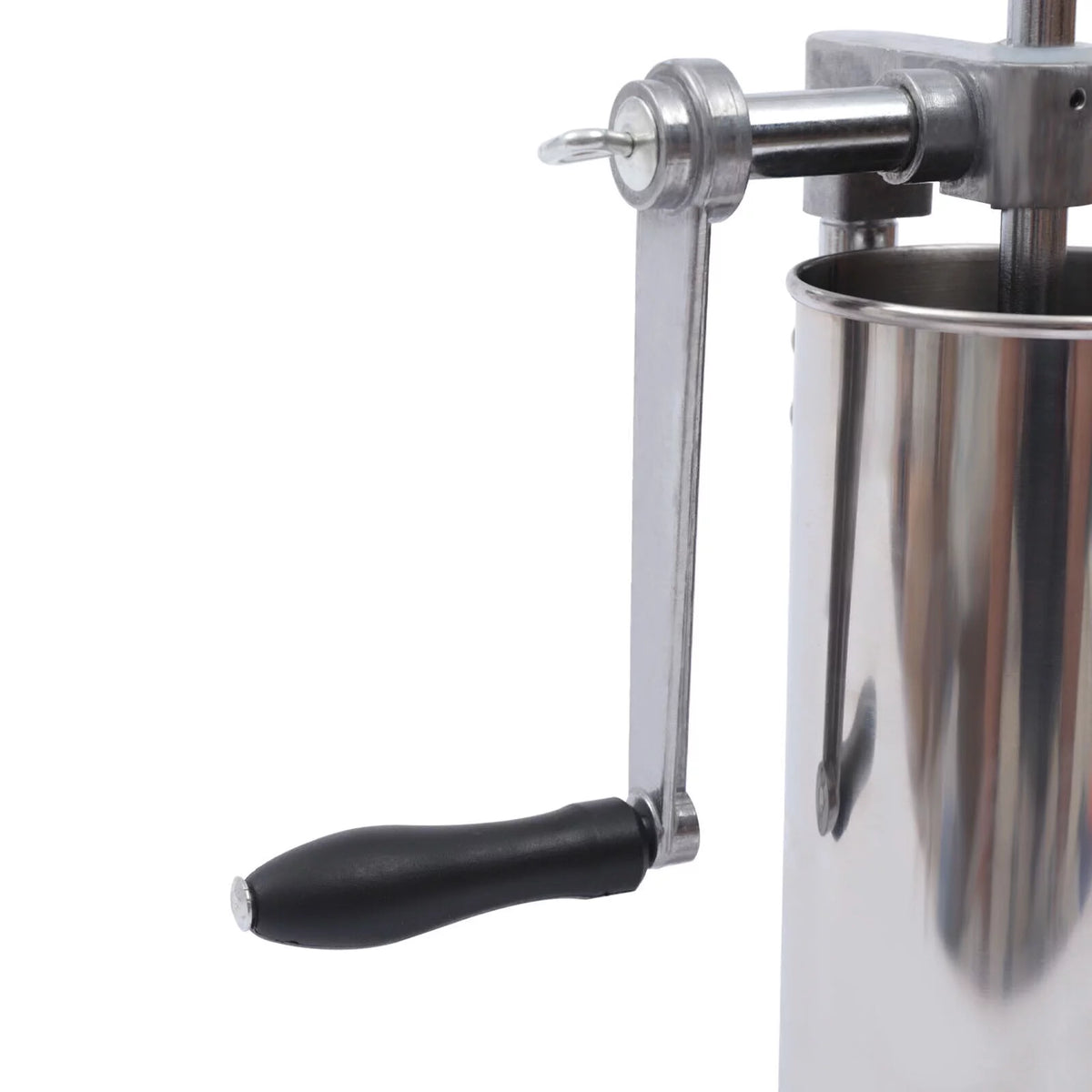 3L Manual Sausage Stuffer Stainless Steel Vertical Sausage Maker with 8 Tubes V649205