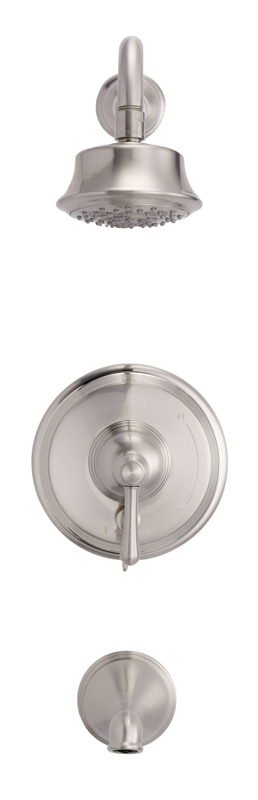 Brushed Nickel Tub Shower Trim Kit H644