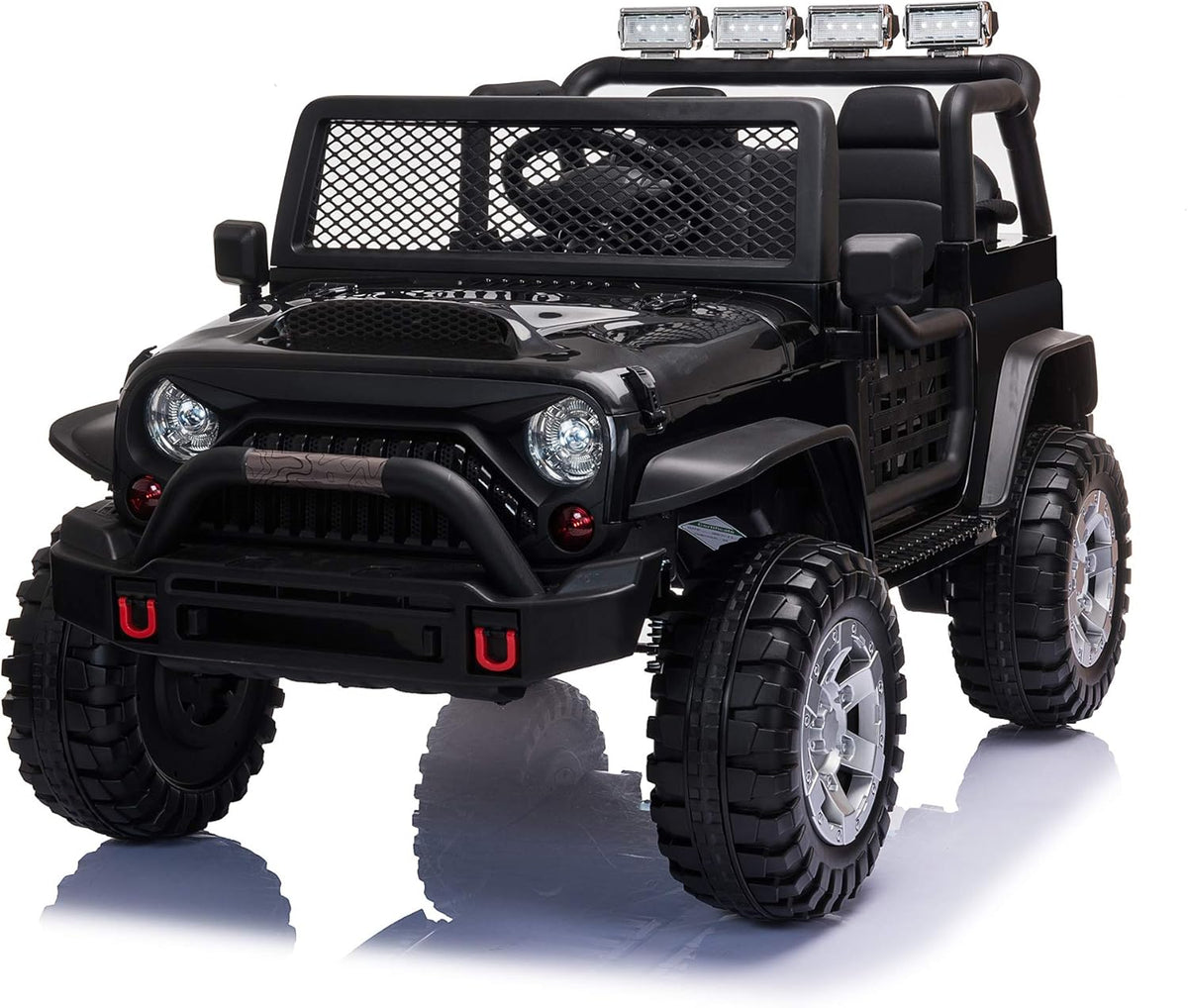 12V Ride On Truck with Remote Control, Black X201694