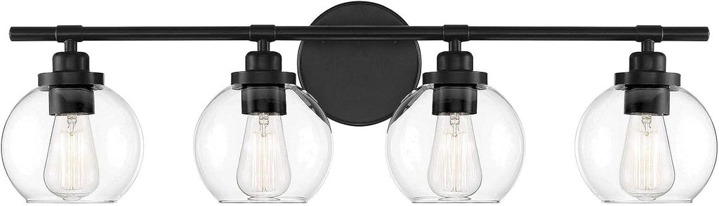 Satin Nickel 4-Light Bathroom Vanity Light K8740