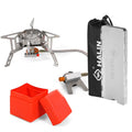 Ultralight Portable Camping Stove with Windshield, 3500W U348903