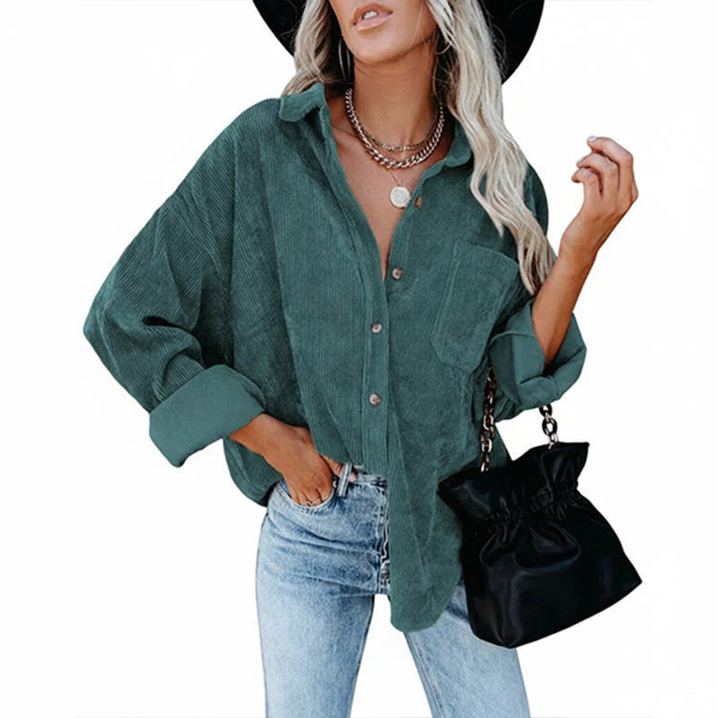 Corduroy Shirt Q847