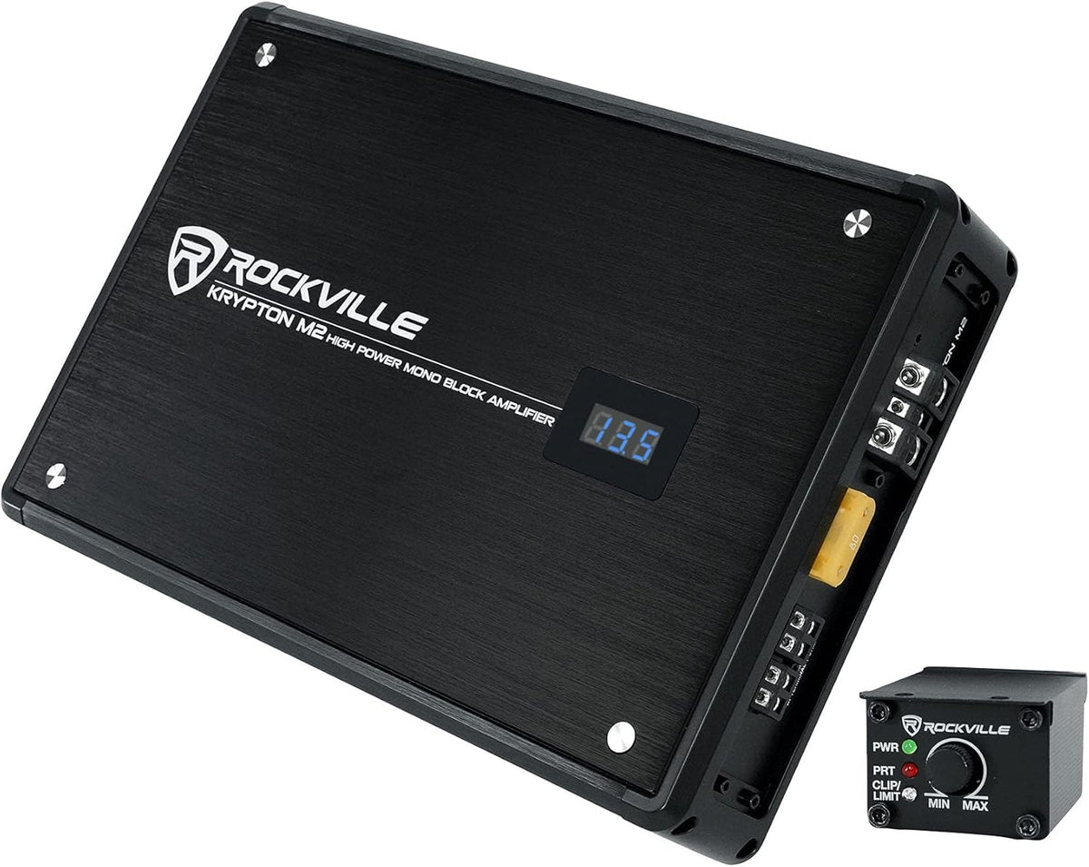 6000w Peak Mono Car Amplifier with Remote A5865
