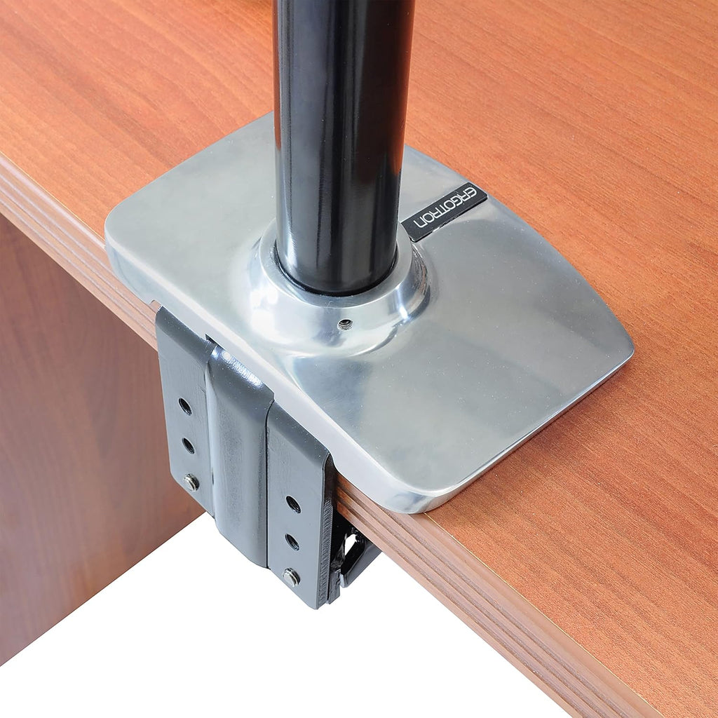 Polished Aluminum Single Monitor Arm D801093