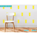 Yellow Wall Decal W1390
