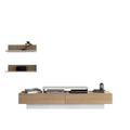 Teak & White TV Stand B48366