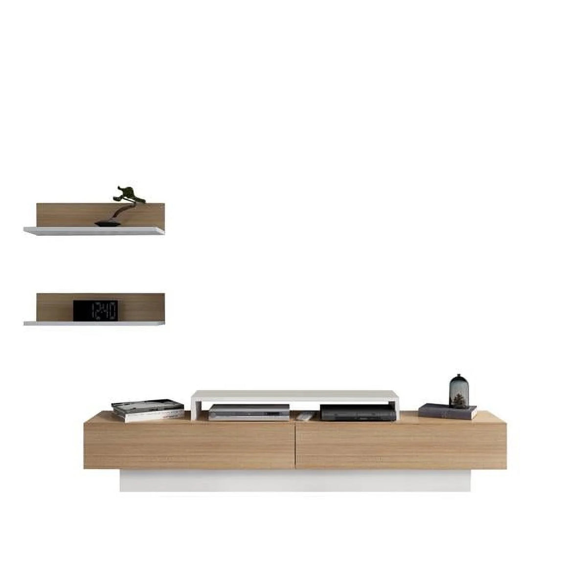 Teak & White TV Stand B48366