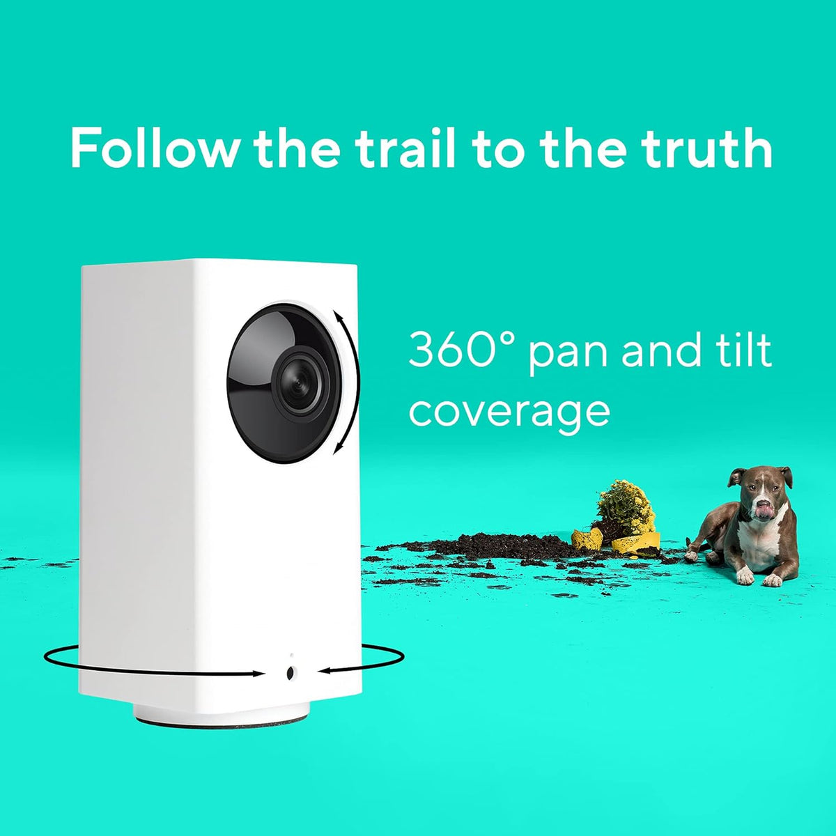 1080p Pan/Tilt/Zoom Indoor Camera with 32GB MicroSD Card U947882