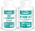 Zinc L-Carnosine + Betaine HCl Vegetarian Capsules Y76887