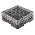 16 Compartment Full Size Glass Rack with 2 Extenders Q699