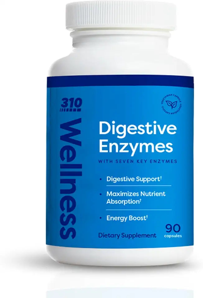 Gluten-Free Digestive Enzymes Supplement 90 Capsules P19315