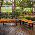 2pc 63x22 Acacia Wood Benches D1501