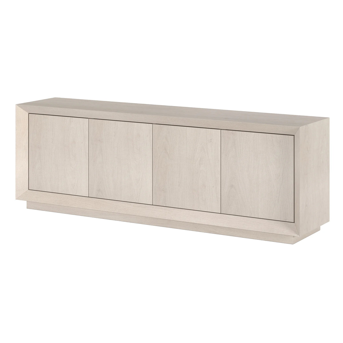White Rectangular TV Stand N422