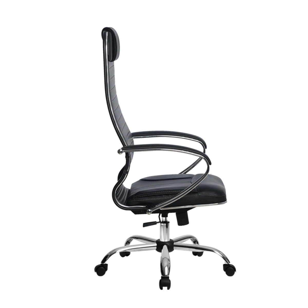 Black High Back Executive Office Chair with Adjustable Headrest and Armrests X3918