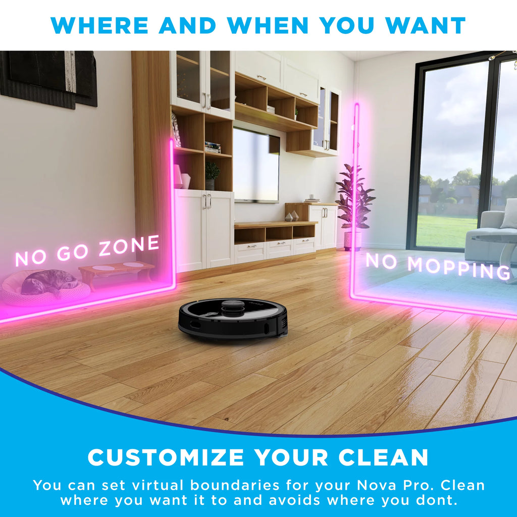 3-in-1 Robot Vacuum with Vibrating Mop Q203