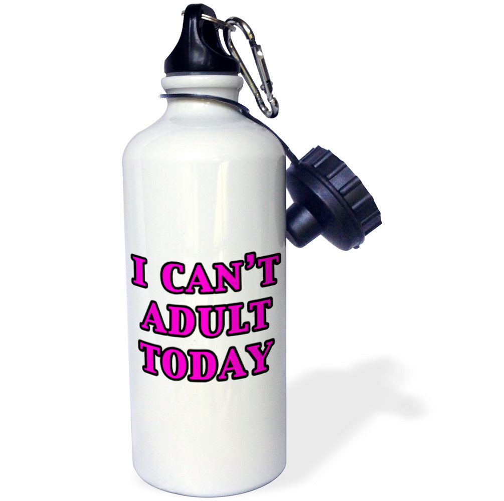 Pink Straw Water Bottle, 21-ounce J7841