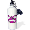 Pink Straw Water Bottle, 21-ounce J7841
