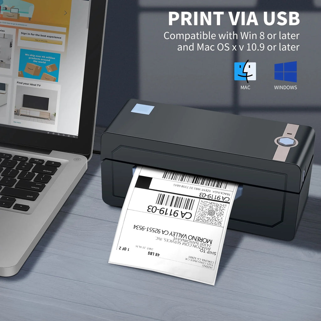 4''x6'' Bluetooth Thermal Label Printer H1561