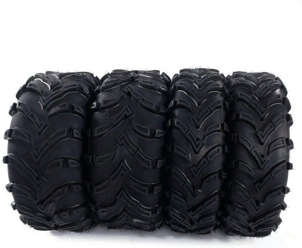26x9.00-12 Front & 26x11.00-12 Rear 6PLY All Terrain Tubeless Tires Set of 4 G7662