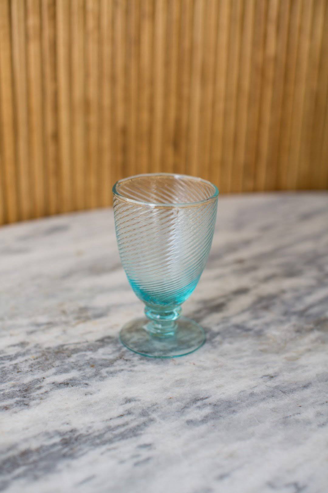 Set of 6 Recycled Water Glass I811