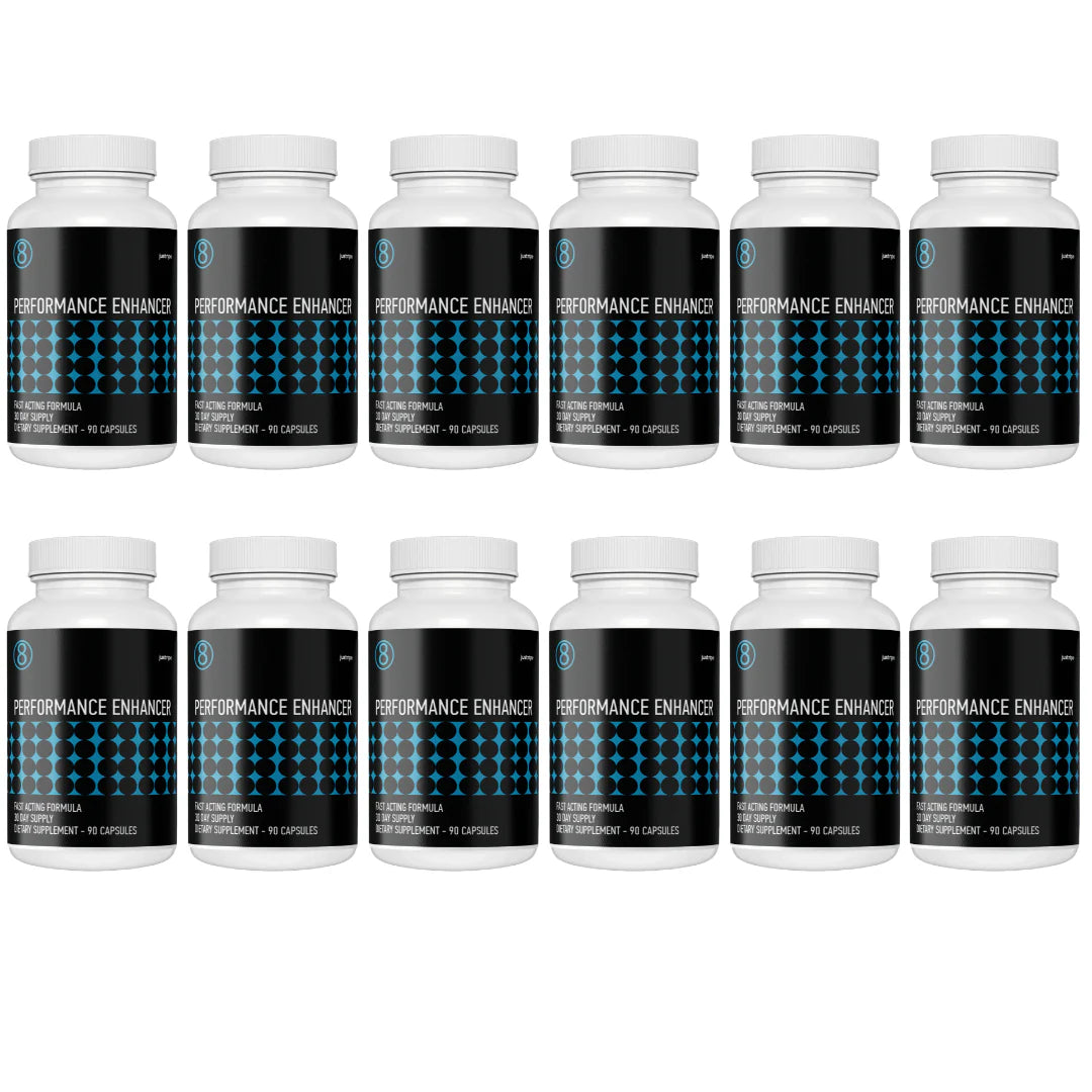 Male Performance Enhancer Support Supplement 12 Bottles I930980