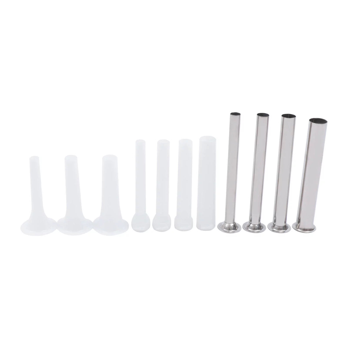3L Manual Sausage Stuffer Stainless Steel Vertical Sausage Maker with 8 Tubes V649205