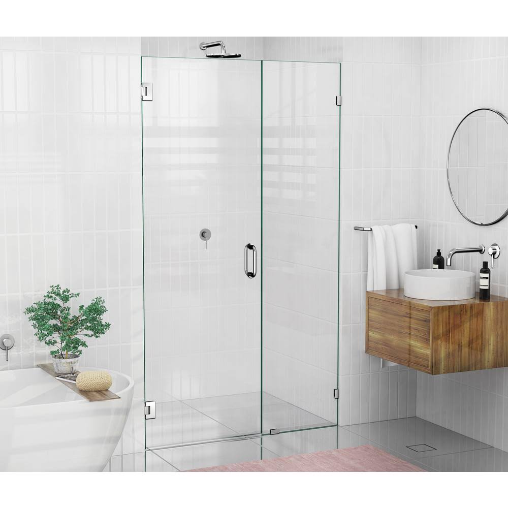 Chrome Frameless Hinged Shower Door G916