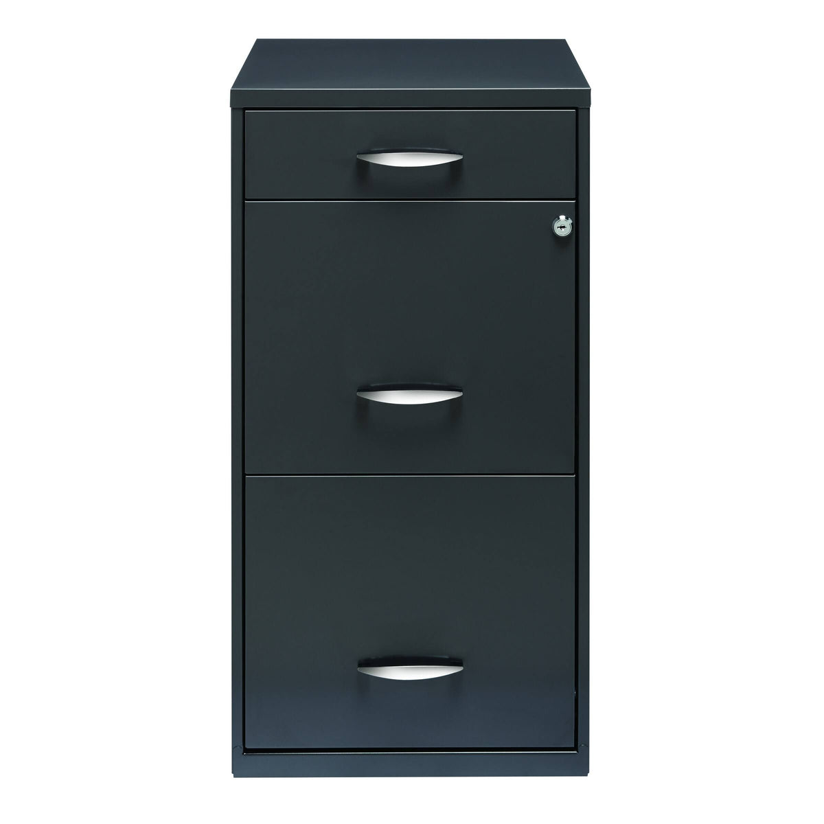 3-Drawer Charcoal File Cabinet A146