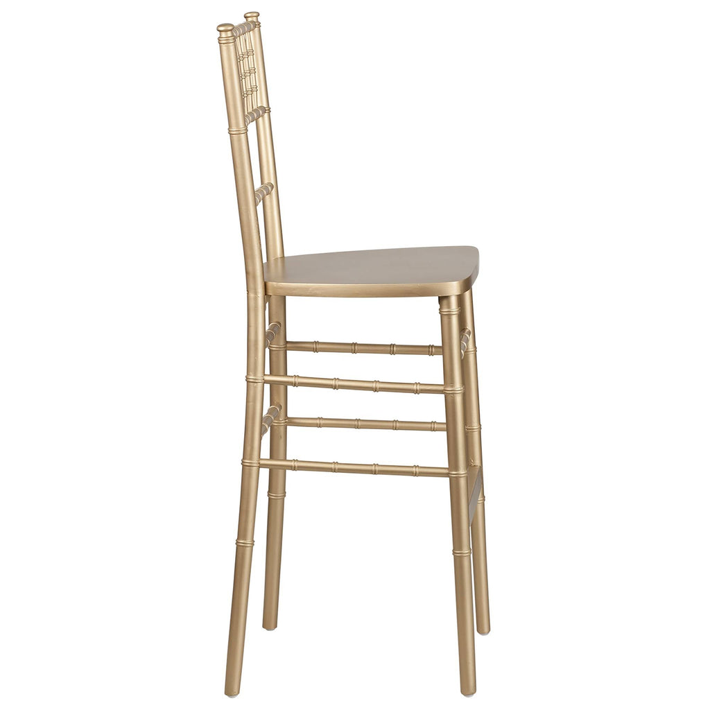 Gold Wood Chiavari Barstool U59032