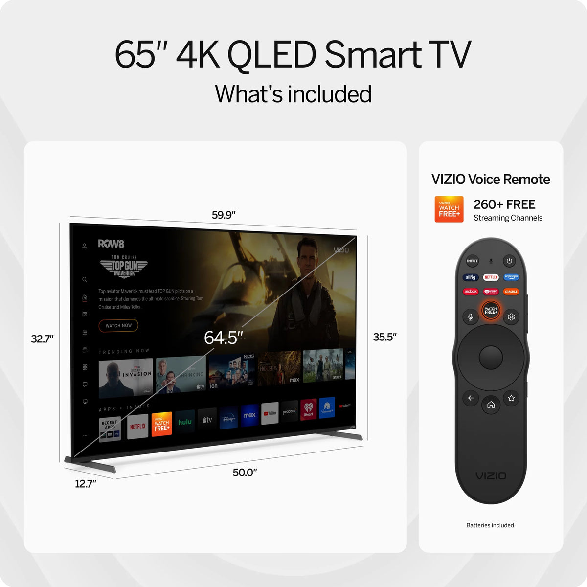 65" Class Quantum Pro 4K QLED HDR 120Hz Smart TV G469