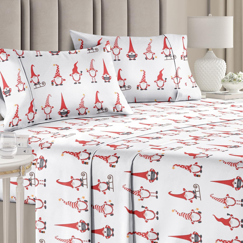 4 Piece Deep Pocket Christmas Sheet Set R338