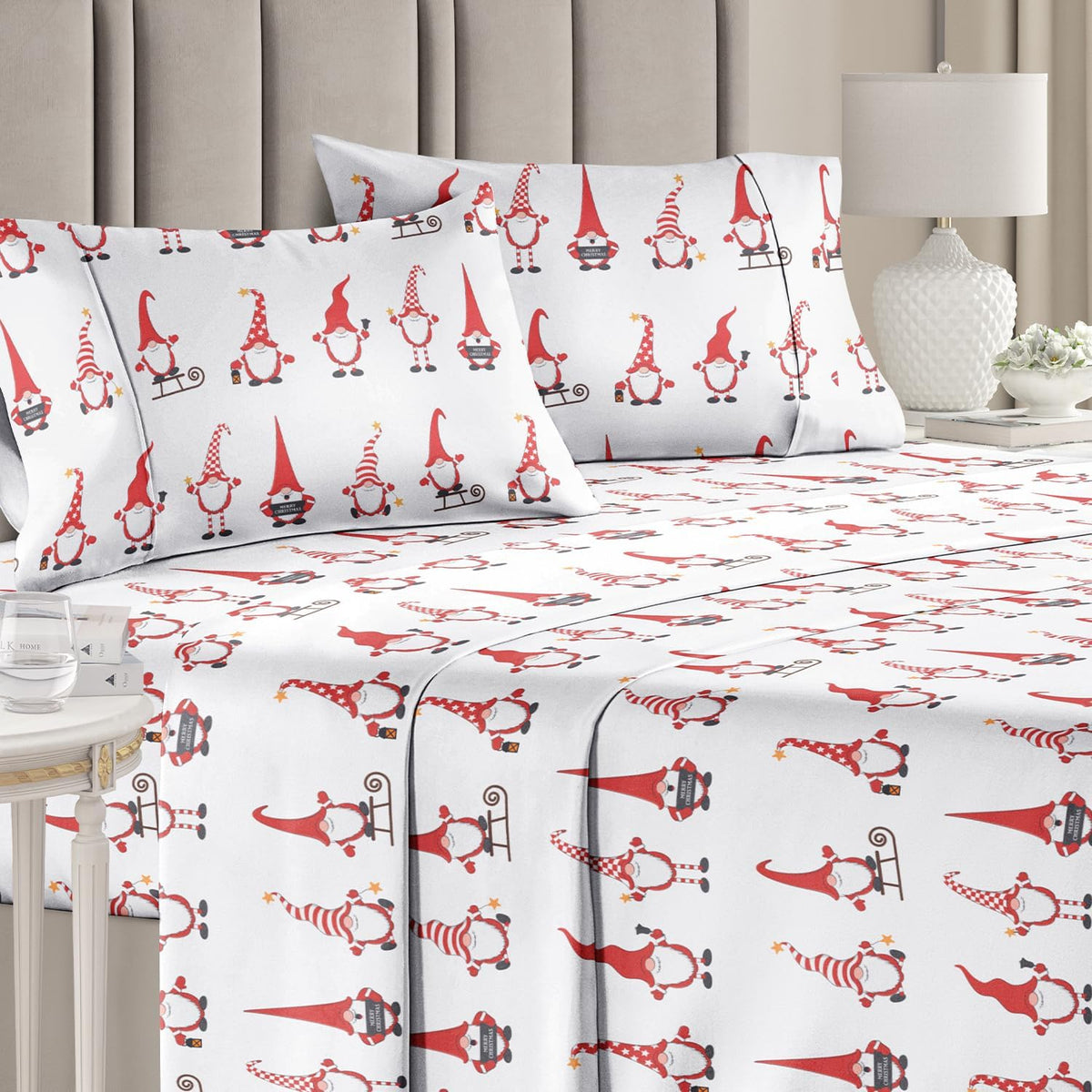 4 Piece Deep Pocket Christmas Sheet Set R338
