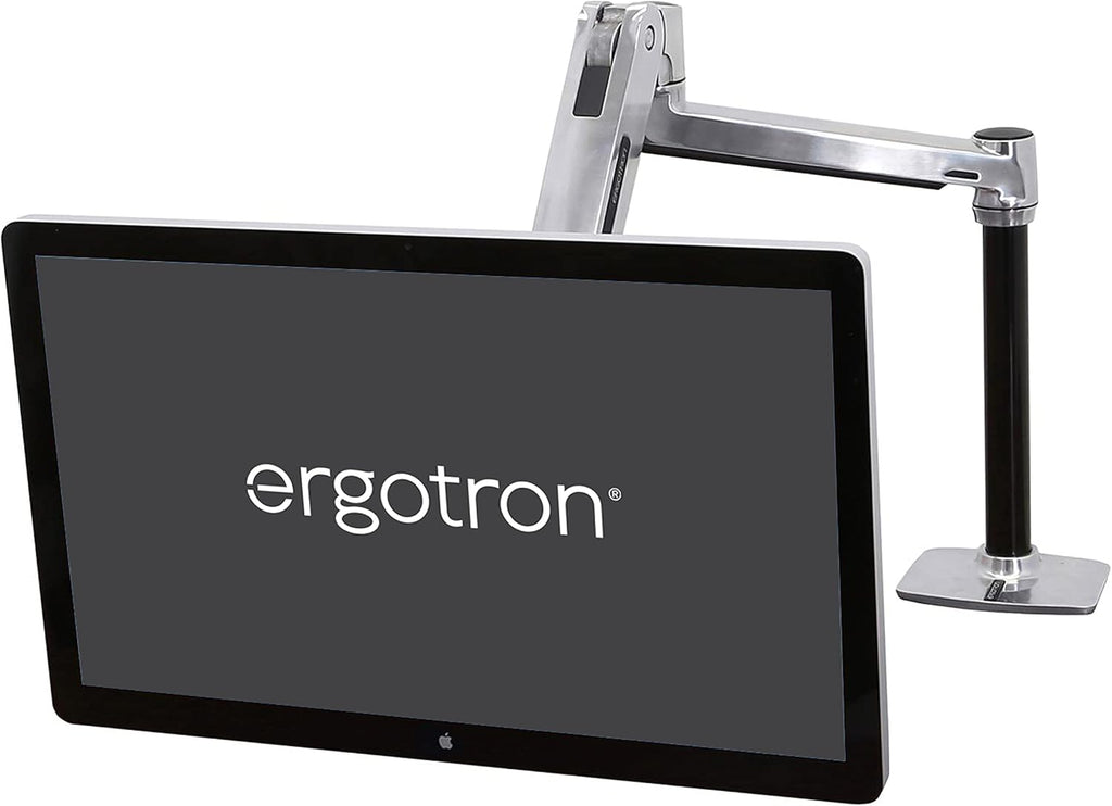 Polished Aluminum Single Monitor Arm D801093