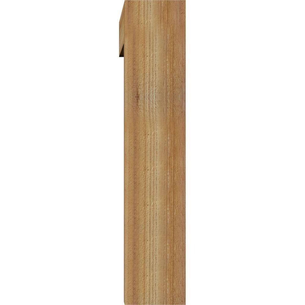 6x22W x 30x22D x 30x22H Rough Sawn Bracket with Offset Brace, Western Red Cedar P234362
