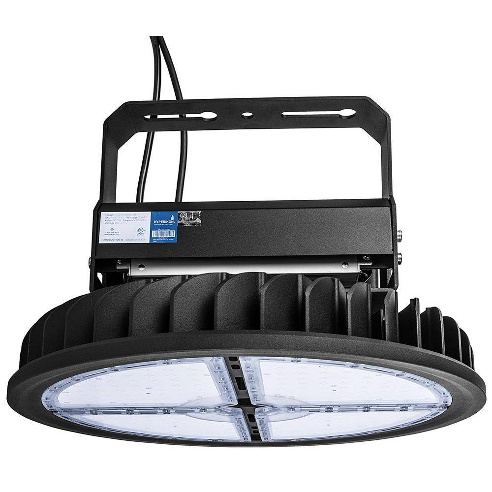 18 in. 2000-Watt Equivalent Integrated LED High Bay Light, 5000K J14837