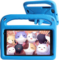7in 32GB ROM 128GB Extended Memory Android 11 Go Kids Tablet Quad-Core IPS HD Display Blue G7457