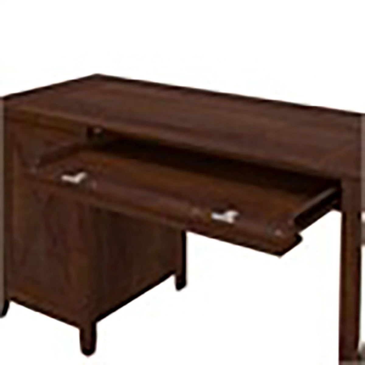 Wood Computer Desk with Storage Cabinet V82178