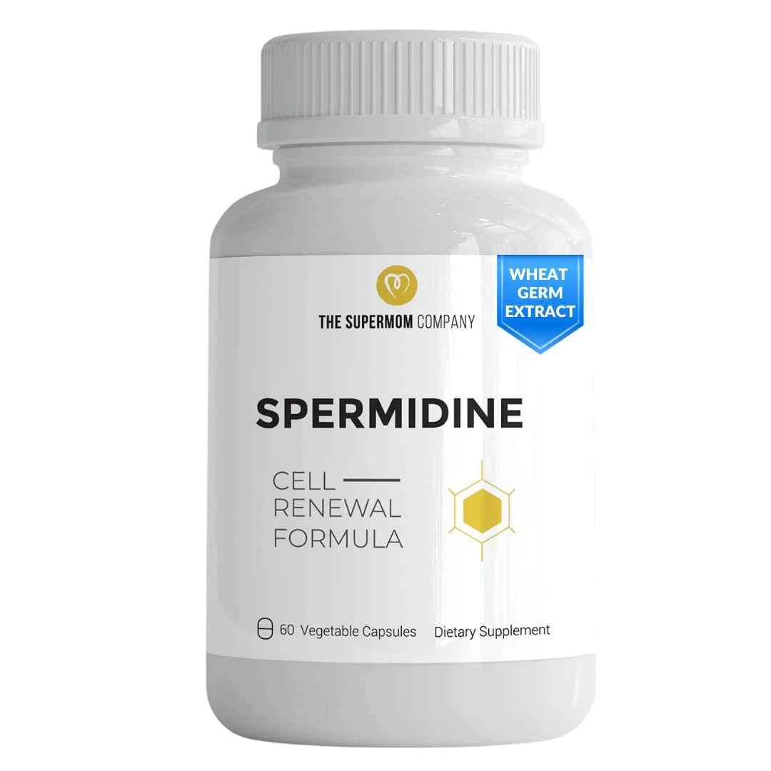 60 Vegetable Capsules Wheat Germ Extract 1000 mg Spermidine Supplement L476