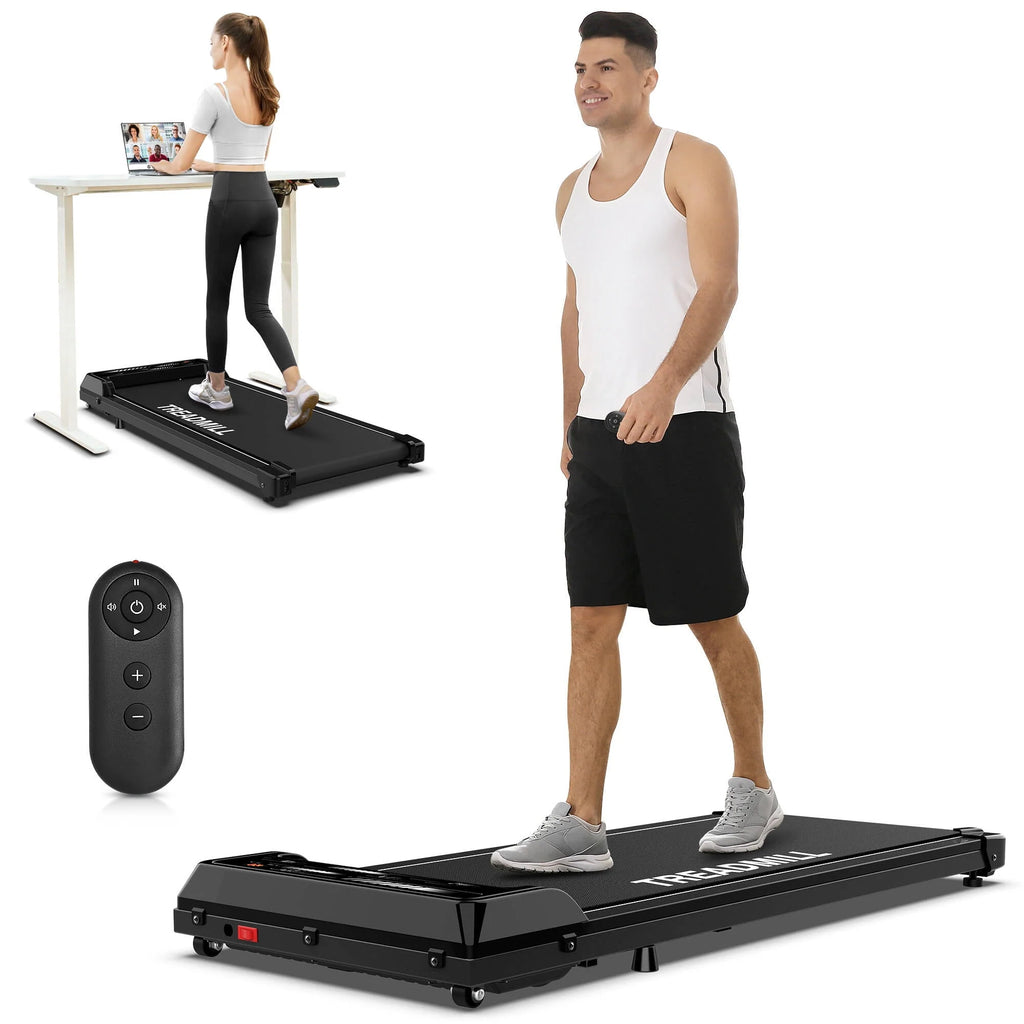 Black Portable Under Desk Treadmill Walking Pad C1197