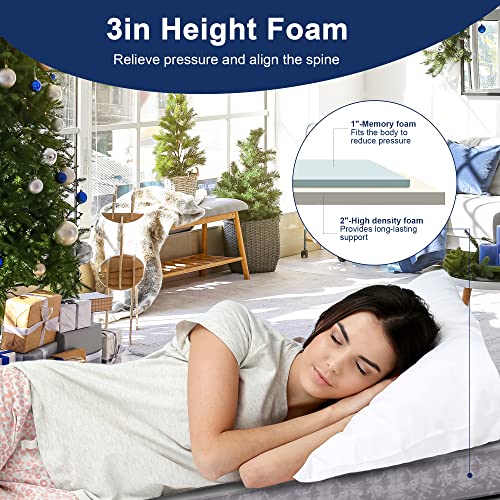 Memory Foam Camping Mattress with Storage Bag H990775