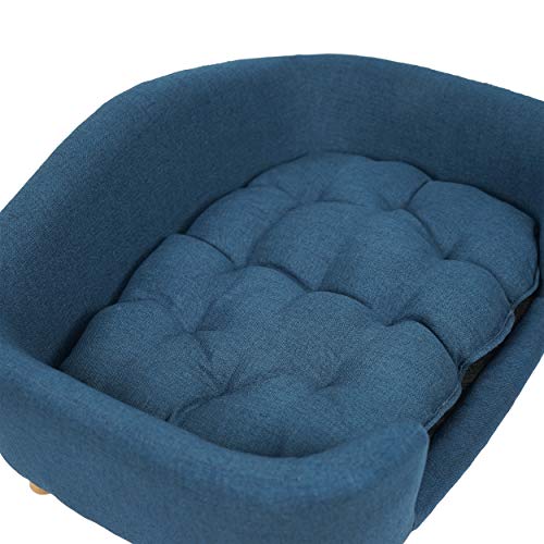 Dark Gray Plush Pet Bed X2901