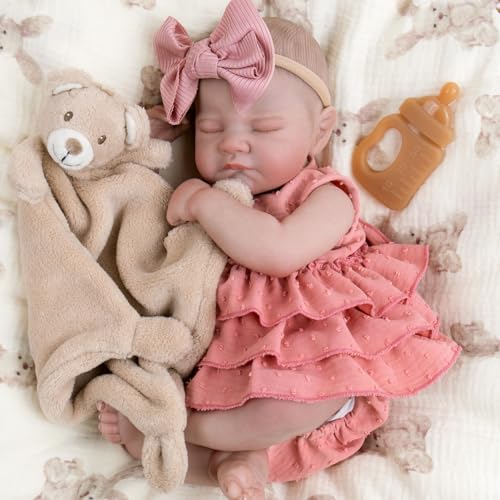 20'' Realistic Vinyl Baby Doll with Outfit Set C63467