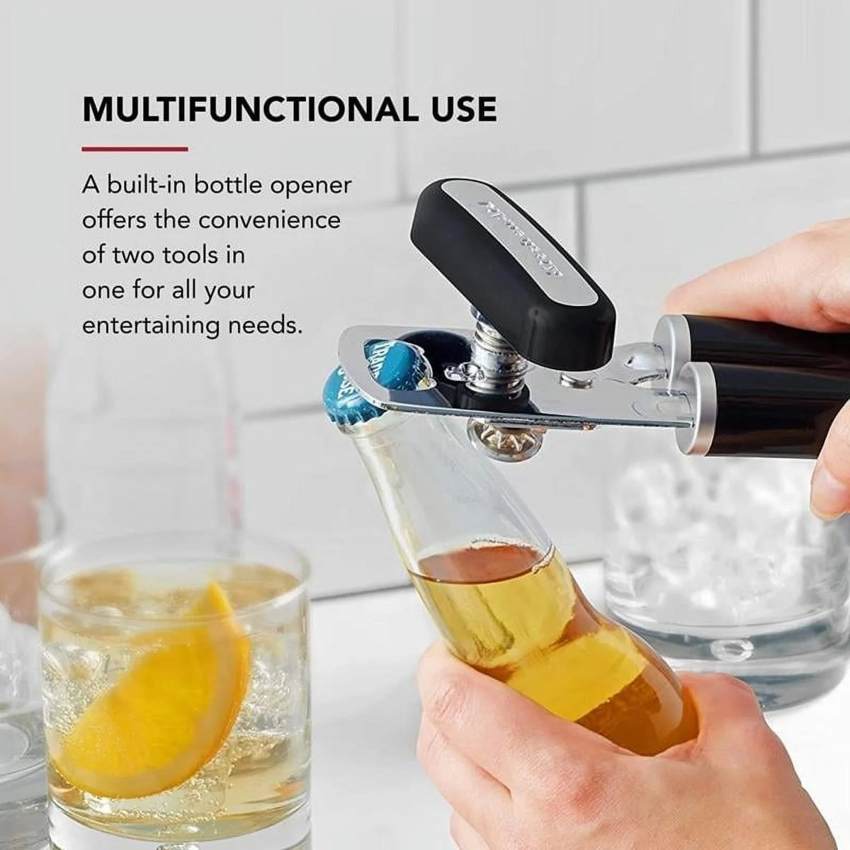 Black Can Opener Bottle Opener F68762