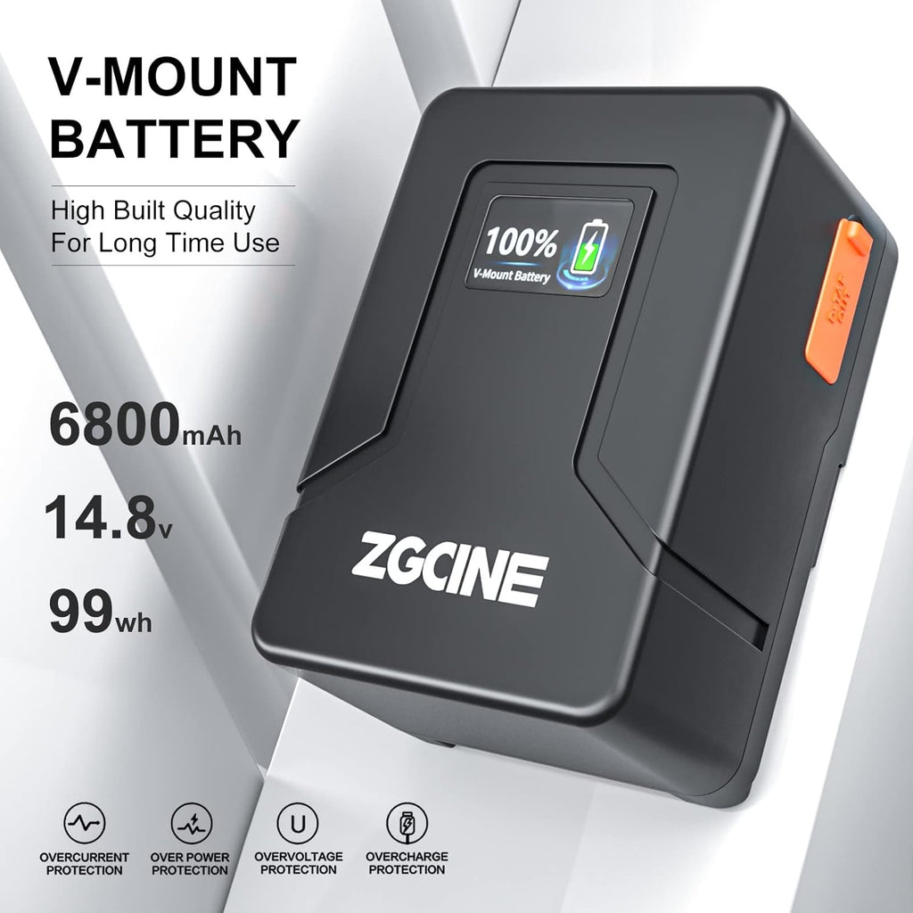 99Wh 14.8V V-Mount Battery with D-TAP USB-C USB-A Output V325