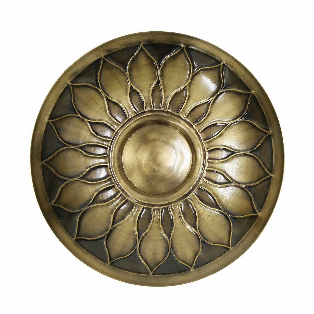 Brass Birdbath with Stake R692
