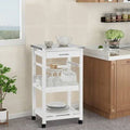 Kitchen Cart with Stainless Steel Top T5681