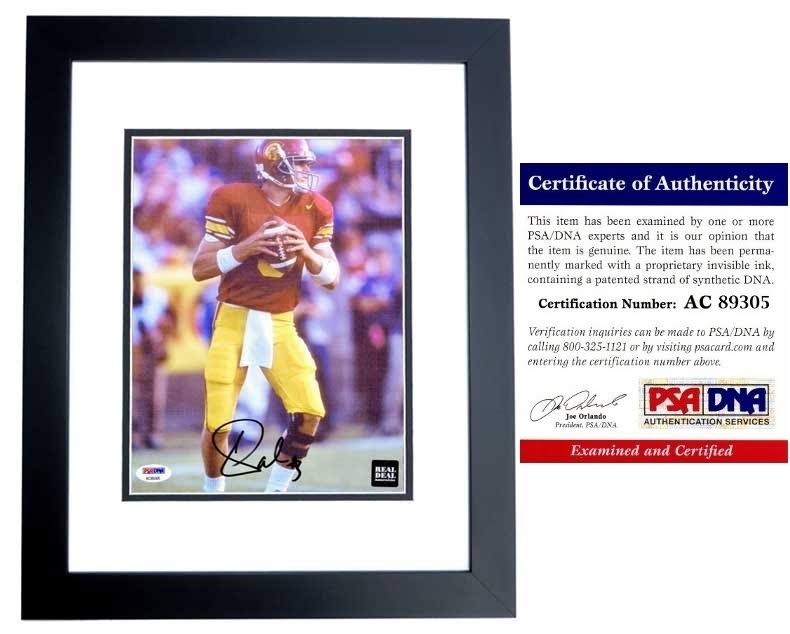 USC Trojans Carson Palmer Autographed Framed Photo Q2792