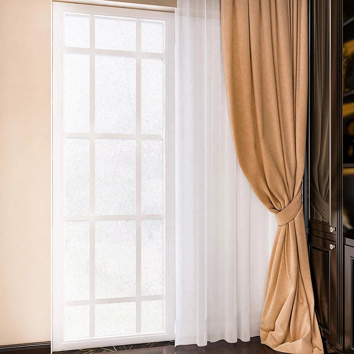 Matte White Frosted Window Privacy Film 15.7''x354'' F44936
