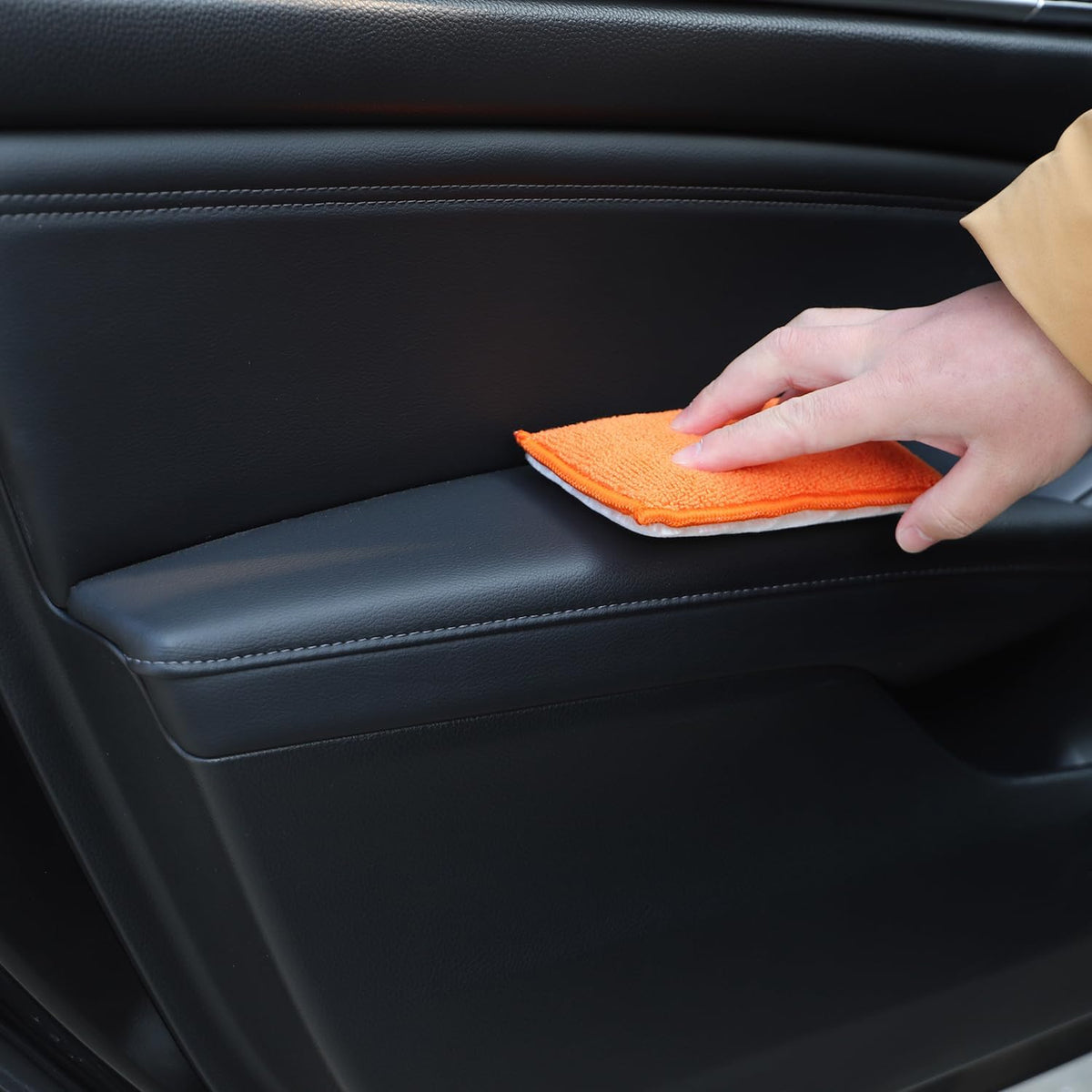 8Pcs Microfiber Car Wax Applicator Sponge, 6in x 3.3in x 0.8in B6139