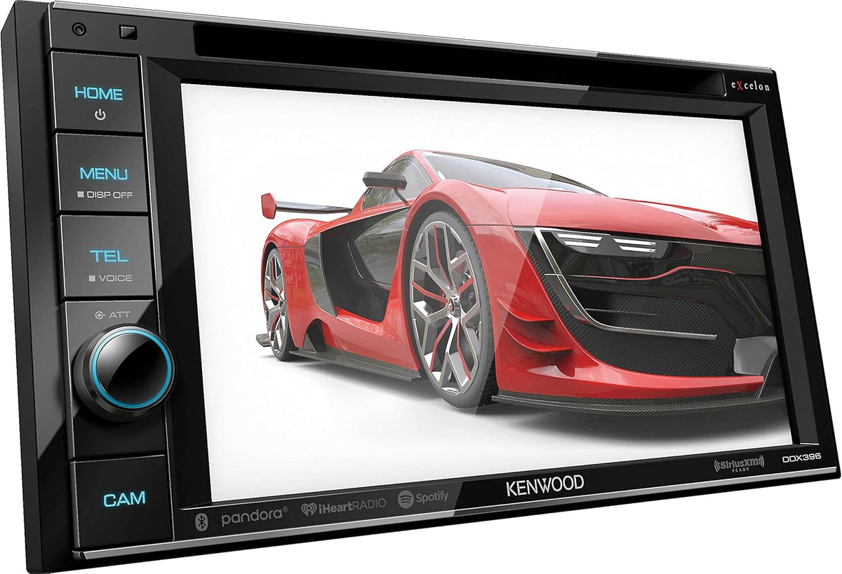 Double DIN Bluetooth Car Stereo Receiver with 6.2" Touchscreen D95641